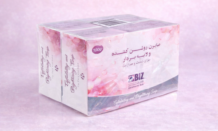صابون روشن کننده و لایه بردار حاوی اربوتین و AHAتاریخ جدید اورجینال