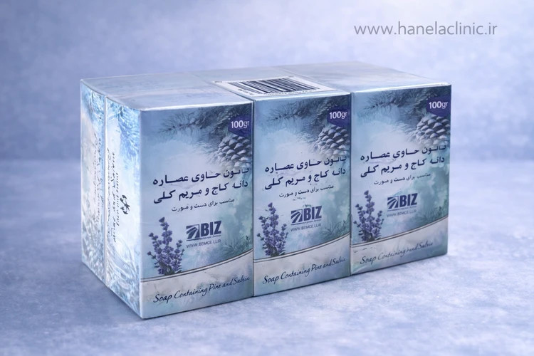 صابون گیاهی کاج و مریمگلی پاکسازی عمیق، شادابی واقعی پوست اورجینال